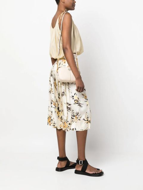 Tory Burch McGraw leather camera bag - Neutrals