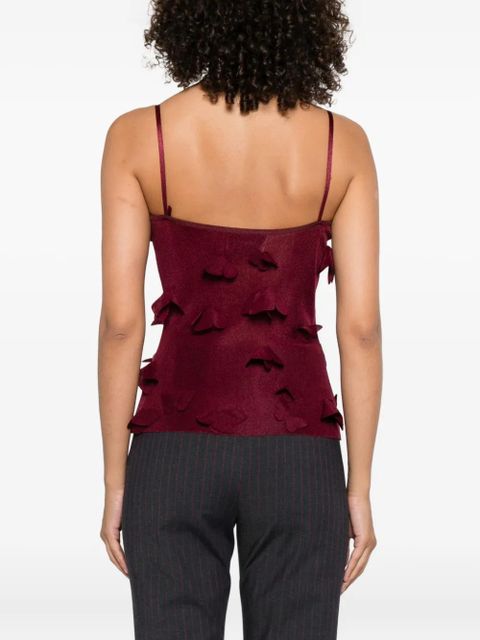 Coperni appliqué-detail top - Red
