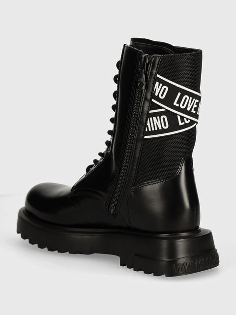 Love Moschino workery damskie kolor czarny na platformie JA24094G1LIA700A - zdjęcie produktu nr 2