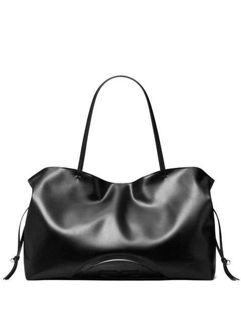 Tory Burch Ella Natuura embossed tote bag - Black - zdjęcie produktu nr 1