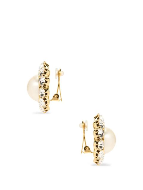 Rowen Rose pearl-detail earrings - Gold - zdjęcie produktu nr 2