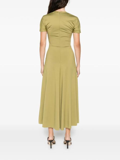 Victoria Beckham Blaire short-sleeve midi dress - Green