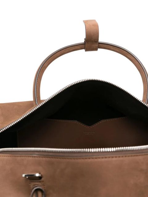 Max Mara medium suede tote bag - Brown
