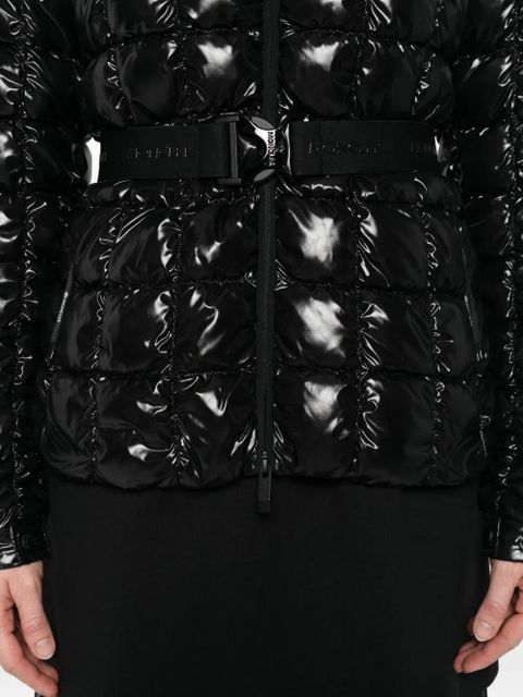 Moncler Eynard quilted belted jacket - Black
