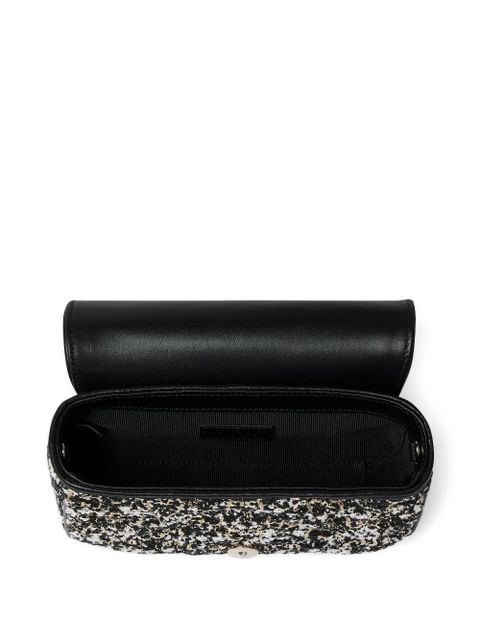 Gucci tweed gg shoulder bag - Black