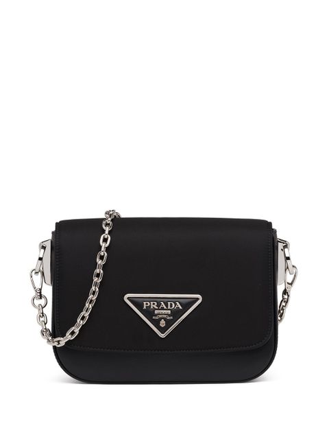 Prada Prada Identity logo-plaque shoulder bag - Black - zdjęcie produktu nr 1