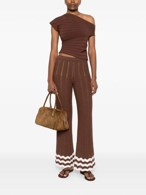 TWINSET knitted trousers - Brown - zdjęcie produktu nr 2