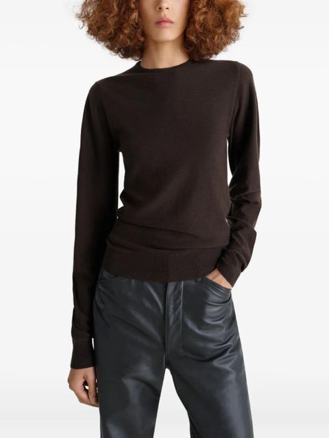 LEMAIRE crew-neck wool sweater - Red - zdjęcie produktu nr 2