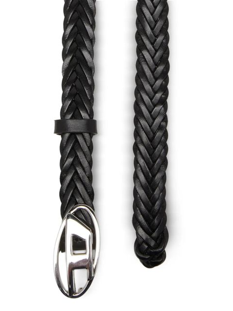 Diesel B-1dr 20 braided belt - Black