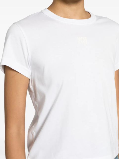 Alexander Wang logo-embossed T-shirt - White