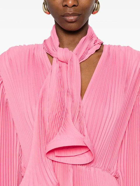 Rowen Rose ruffled-detail mini dress - Pink