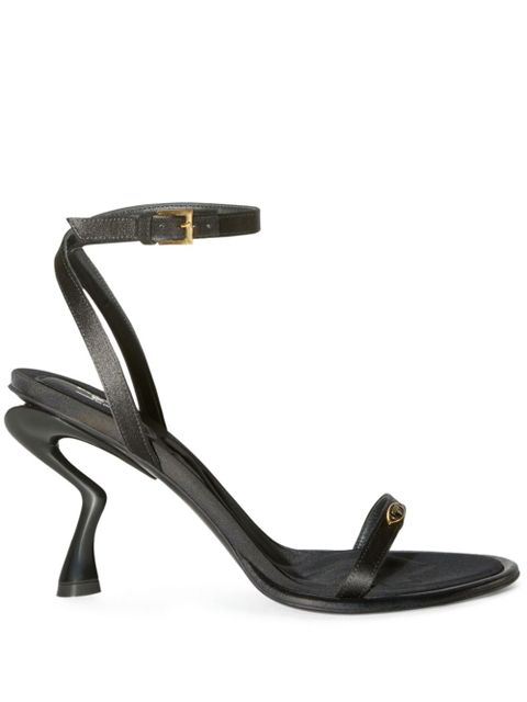 PUCCI Emilio 80mm leather sandals - Black - zdjęcie produktu nr 1