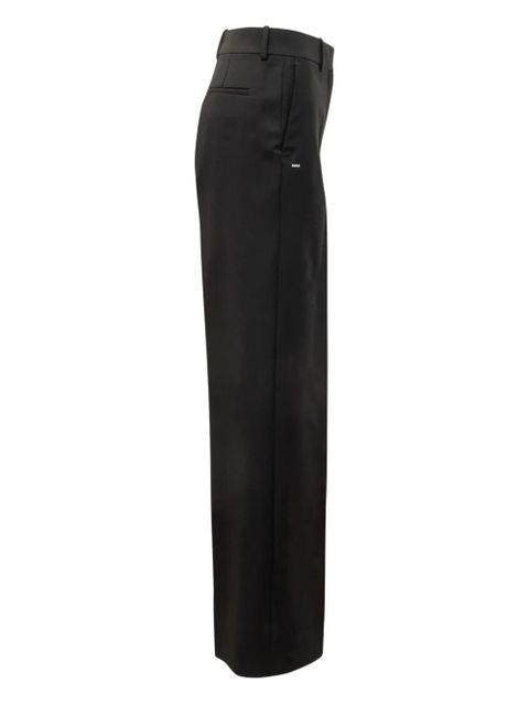 Off-White pleated wool trousers - Black
