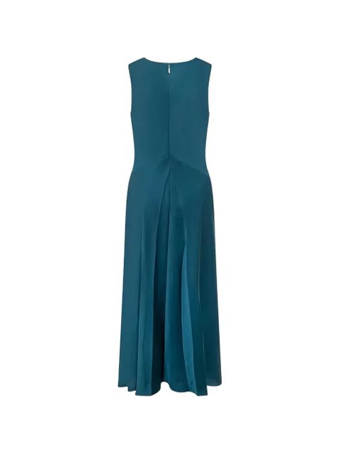 Michael Kors V-neck satin midi dress - Blue - zdjęcie produktu nr 2