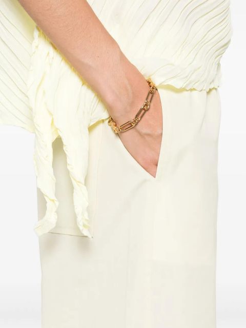 TOTEME twisted-seam boxer trousers - Yellow