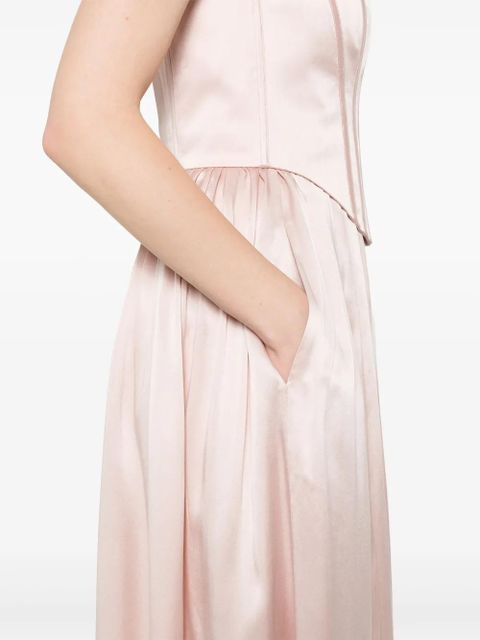 ZIMMERMANN Corset midi dress - Pink
