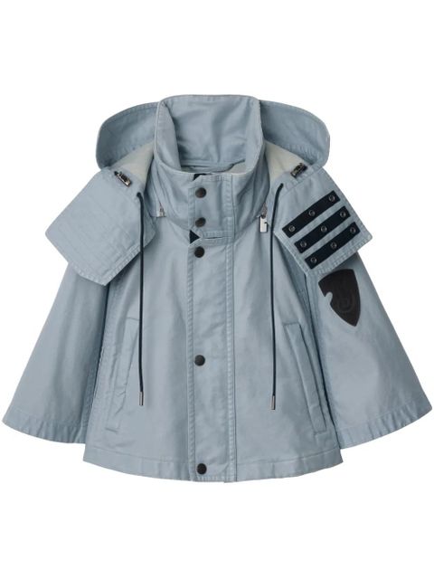 Burberry hooded cape - Blue - zdjęcie produktu nr 1