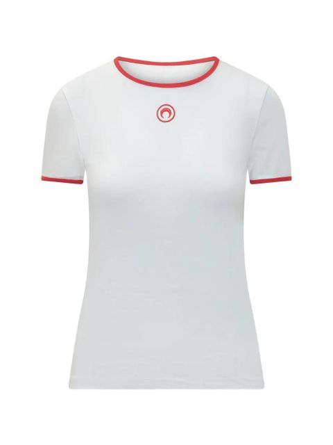 Marine Serre crescent jersey t-shirt - White - zdjęcie produktu nr 1