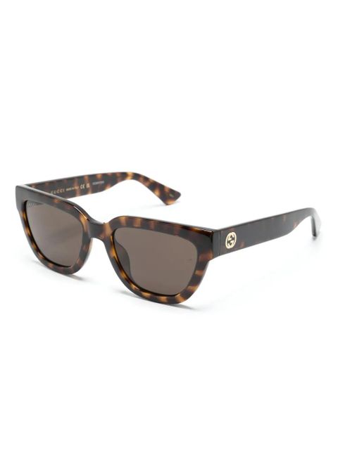 Gucci Eyewear butterfly-frame sunglasses - Brown - zdjęcie produktu nr 2