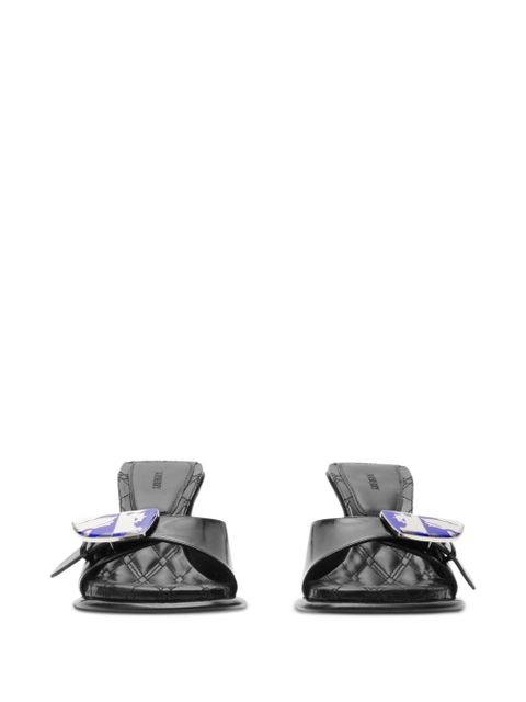 Burberry Bay leather sandals - Black