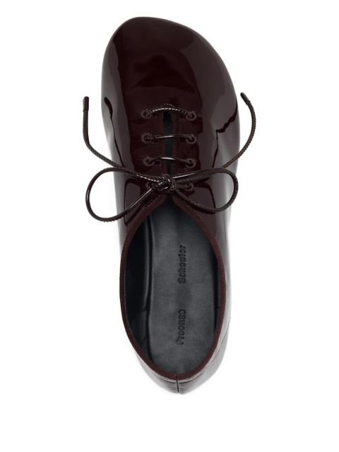 Proenza Schouler Glove lace-up ballet flats - Red