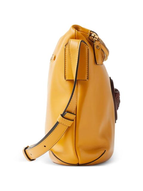 Versace Lou nappa shoulder bag - Yellow