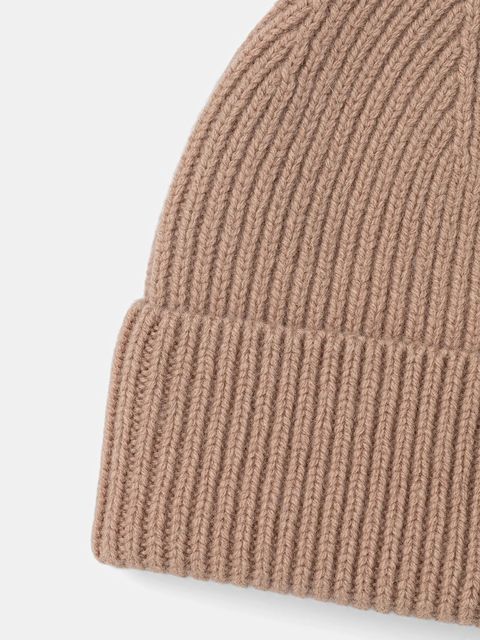 Answear.LAB czapka wełniana kolor beżowy