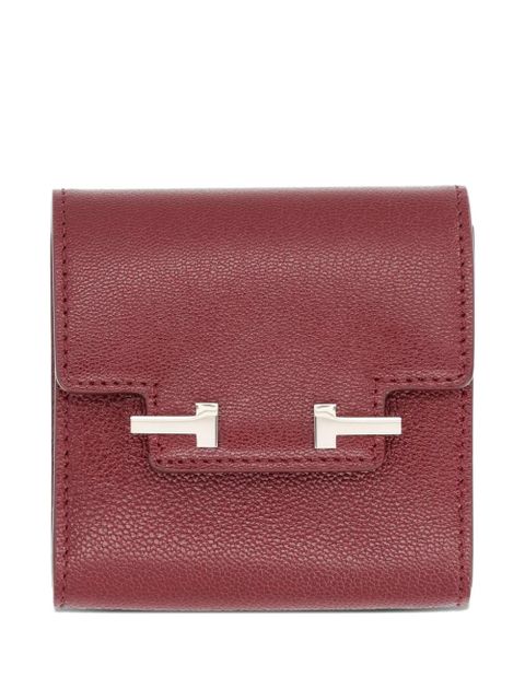 TOM FORD T-bar leather wallet - Red - zdjęcie produktu nr 1