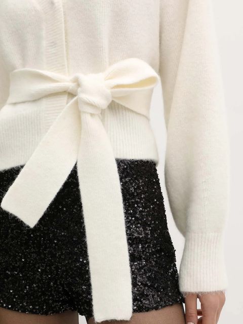 Rotate kardigan z dodatkiem wełny