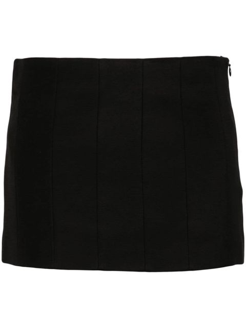 KHAITE The Meelar mini skirt - Black - zdjęcie produktu nr 1