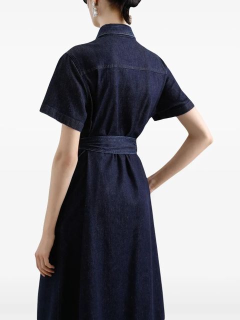 Dolce & Gabbana belted denim dress - Blue