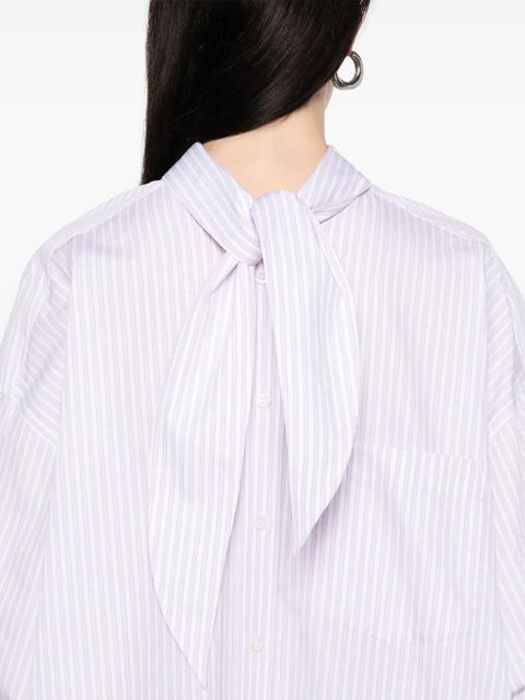 Victoria Beckham striped shirt - Purple