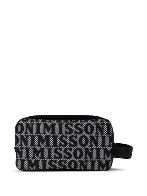 Missoni logo-pattern clutch bag - Black - zdjęcie produktu nr 2