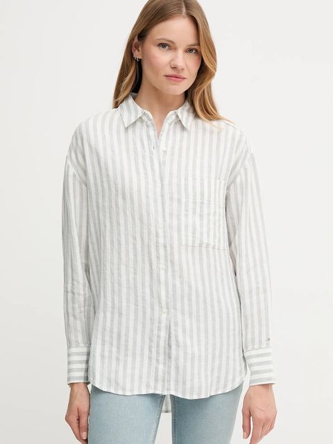 Tommy Hilfiger koszula lniana - zdjęcie produktu nr 2