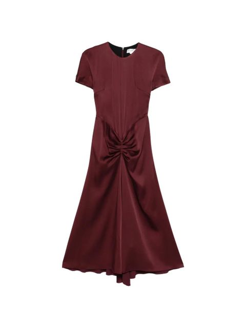 Victoria Beckham gathered midi dress - zdjęcie produktu nr 1