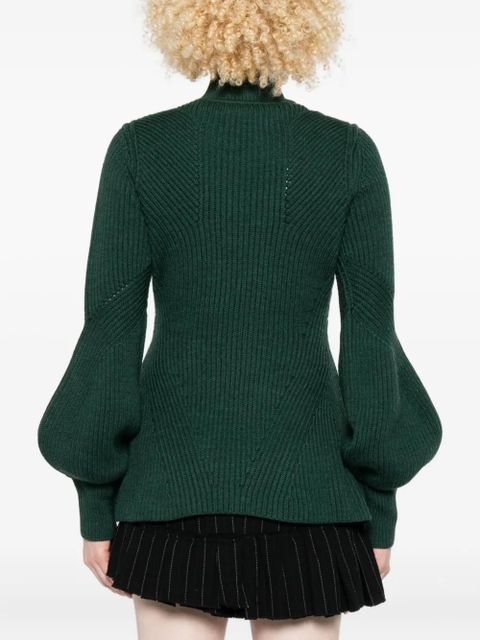 ZIMMERMANN Hypnotic ribbed sweater - Green