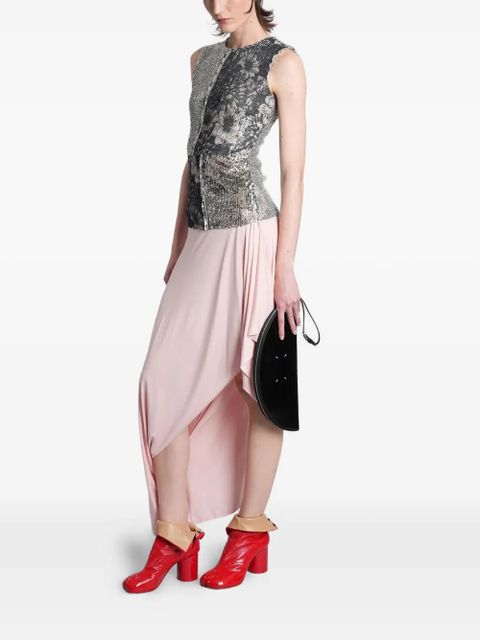 Maison Margiela draped asymmetric skirt - Red - zdjęcie produktu nr 2