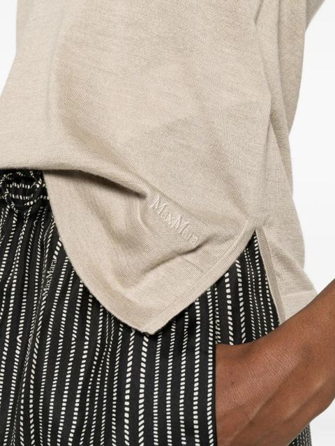 Max Mara scoop-neck tank top - Neutrals