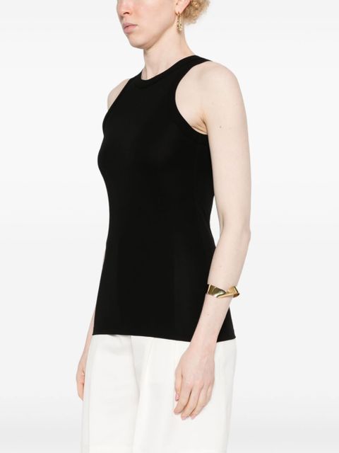 TOTEME Fluid jersey tank top - Black - zdjęcie produktu nr 2