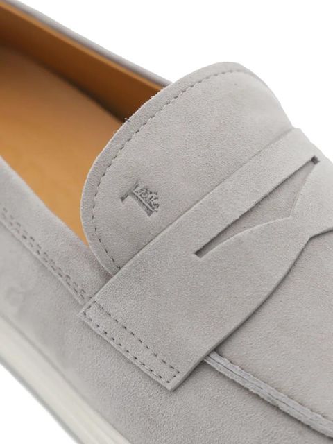 Tod's suede loafers - Grey