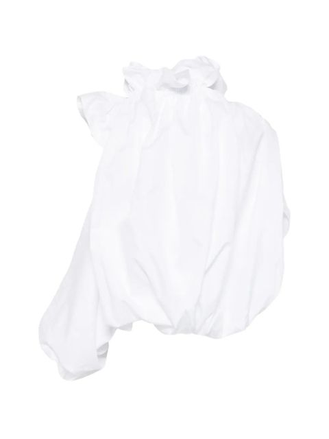 Comme Des Garçons asymmetric sleeve top - White - zdjęcie produktu nr 2