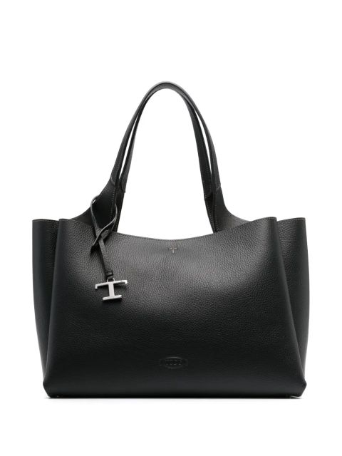 Tod's T-pendant leather tote bag - Black - zdjęcie produktu nr 1
