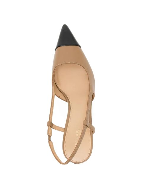 Michael Kors 6mm Alora sling sandals - Neutrals