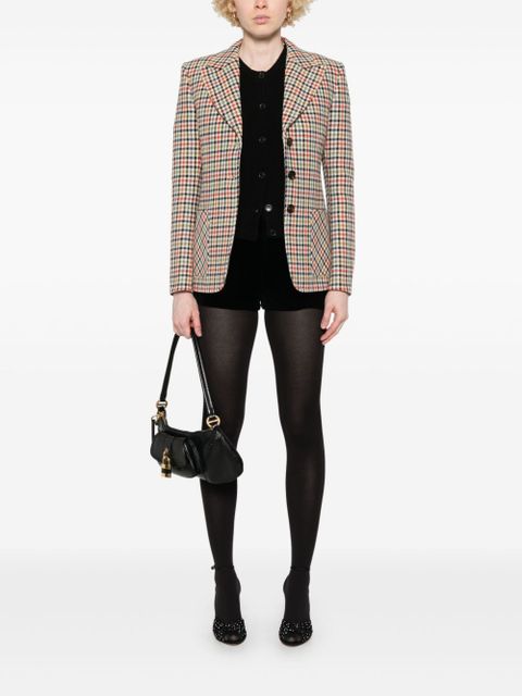 Chloé checked tailored blazer - Neutrals - zdjęcie produktu nr 2