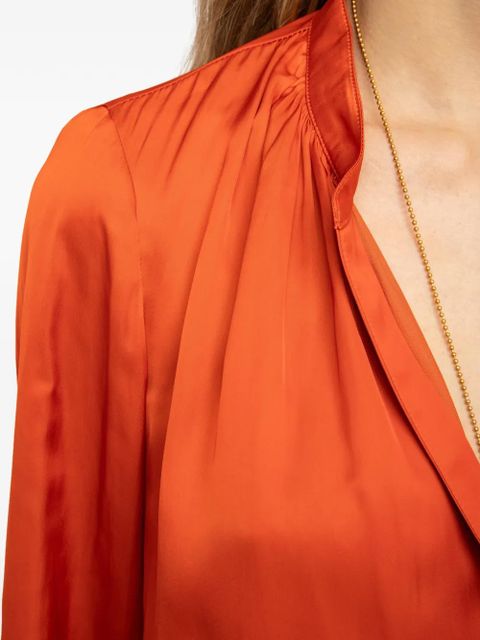 Zadig&Voltaire Tink satin blouse - Orange