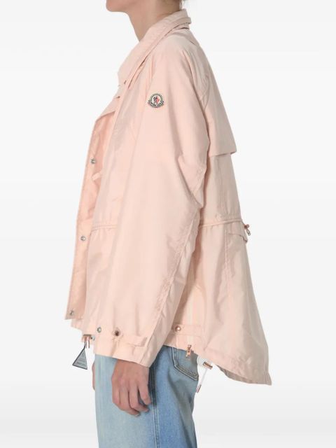 Moncler Reghena drawstring-waist oversized jacket - Pink