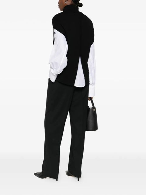 TOTEME double-knit vest - Black - zdjęcie produktu nr 2