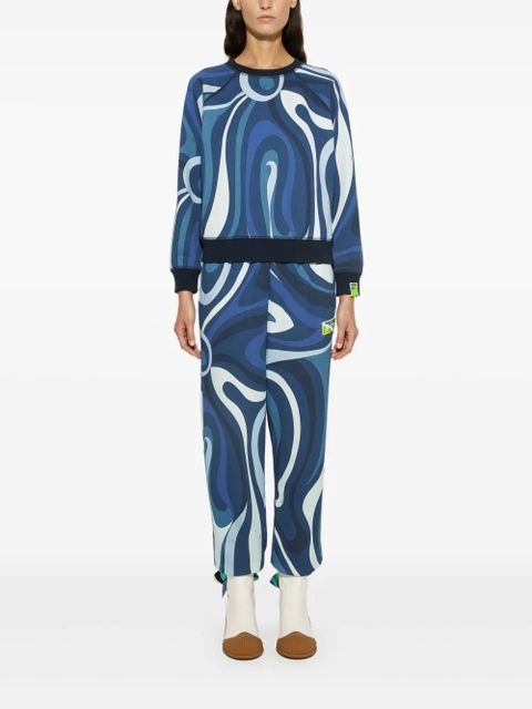 PUCCI fleece track pants - Blue - zdjęcie produktu nr 2