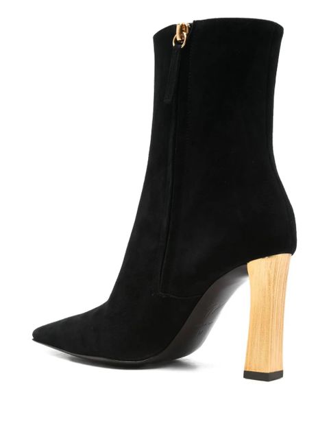 Giuseppe Zanotti 90mm Brenda suede boots - Black