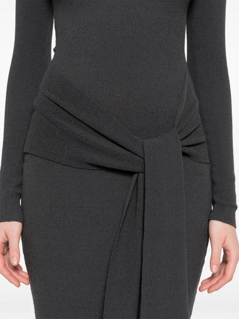 Aya Muse knitted maxi dress - Blue